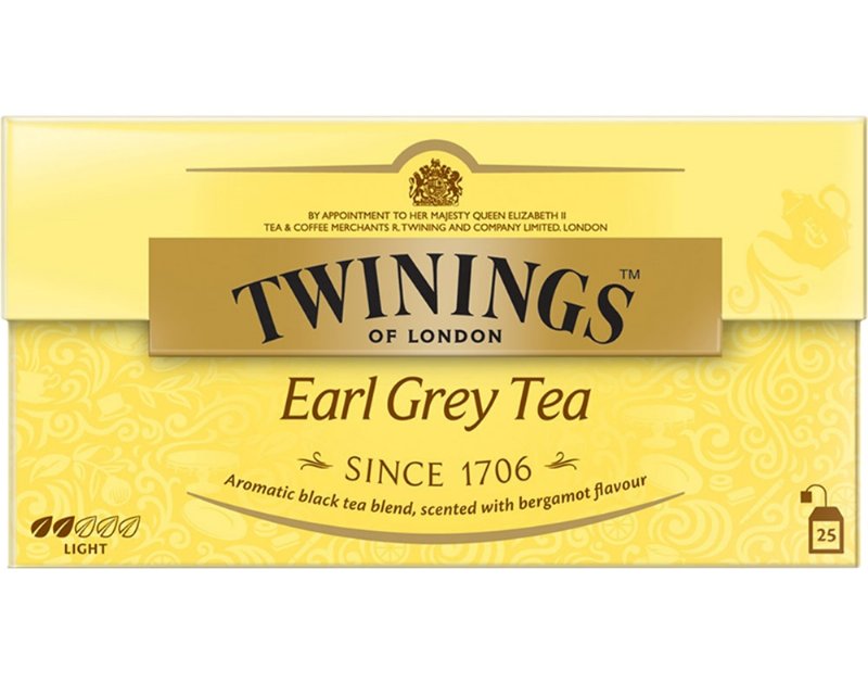 Chá Twinings Earl Grey 50 g 25 Saquetas
