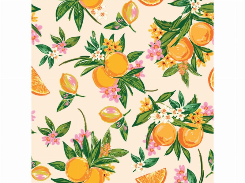 Guardanapos 3 Folhas Actuel Orange Flow 33X33Cm 20 Unidades