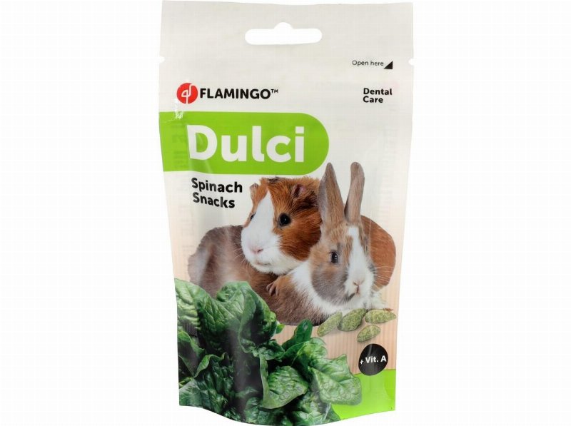 Snack Para Roedores Flamingo Dulci Espinafre 50 g