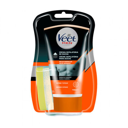 Creme Depilatório Men Corpo Duche Pele Normal Veet 0.15L