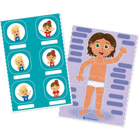Clementoni - Jogo De Tabuleiro Montessori Corpo Humano