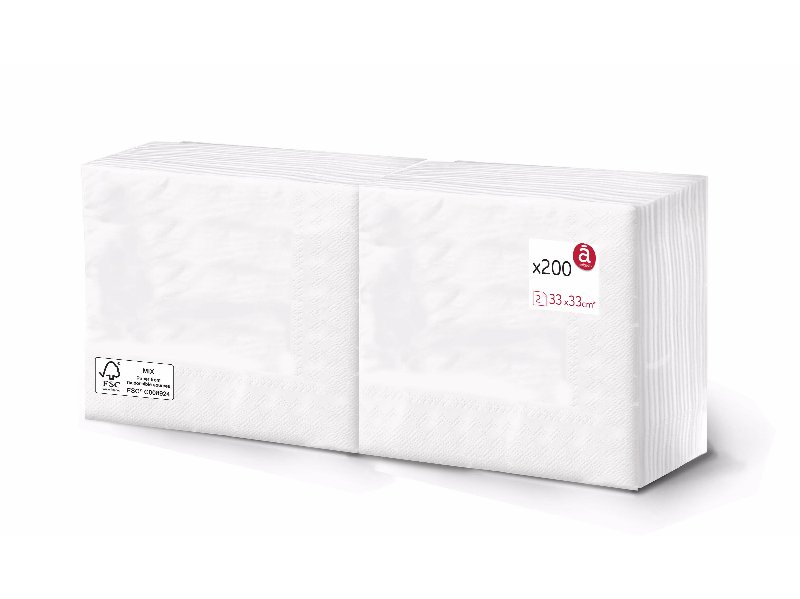 Guardanapos Actuel Folha Dupla 33X33Cm Pack 200 Unidades