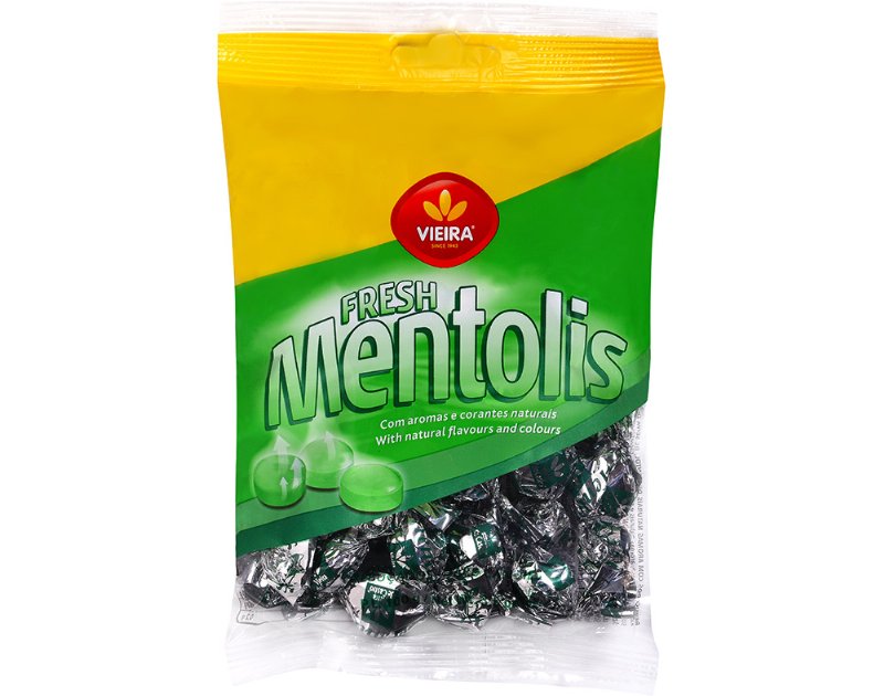 Rebuçados Vieira Mentol 100 g