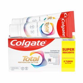 Pasta De Dentes Original Colgate Total 2 X 75 ml
