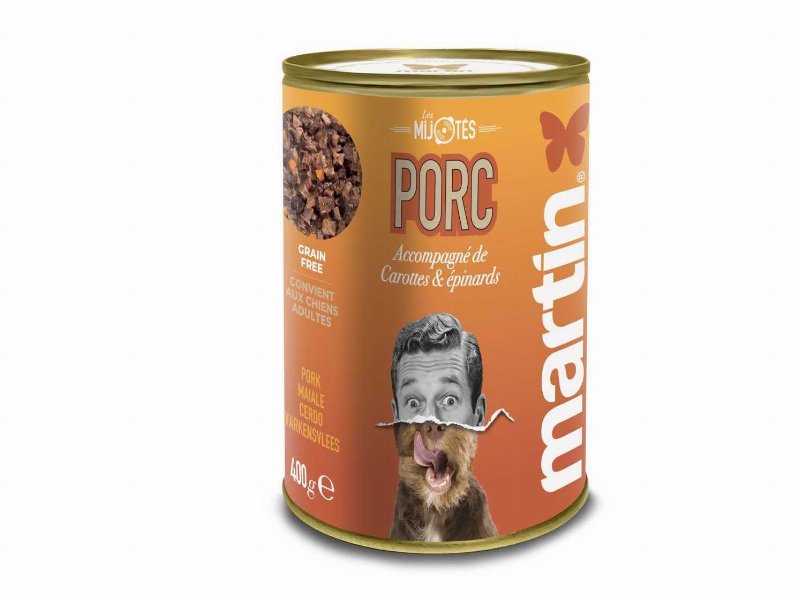 Comida Húmida Martin Sellier Cão: Porco 400 g