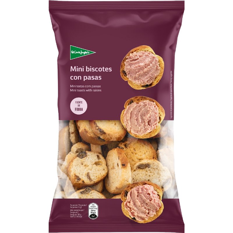 Mini Tostas Com Passas 150 g