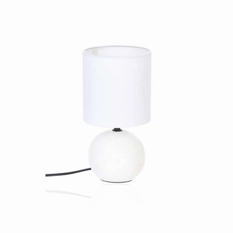 Hkh Candeeiro De Mesa Em Cerâmica Mate Branco