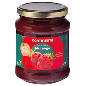 Doce Extra Morango Continente 375 gr