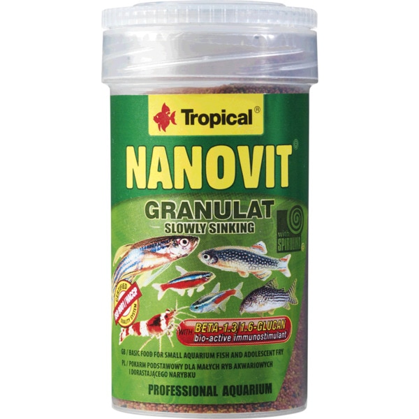 Nanovit Granulat Alimento Para Peixes