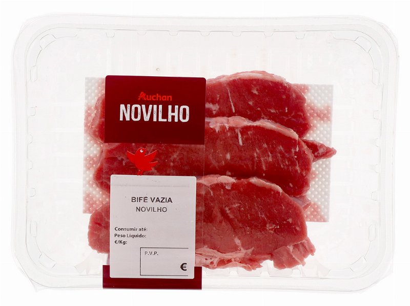 Bife Vazia De Bovino Auchan Kg