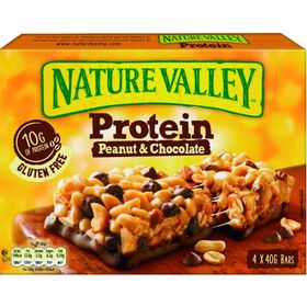 Barras Proteicas De  Amendoim E Chocolate Sem Glúten Nature Valley 160 gr (4 Un)