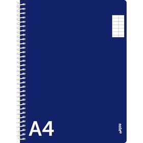 Caderno Espiral Pautado A4 Azul Note!