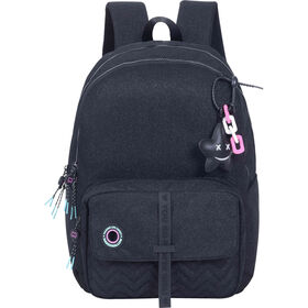 Mochila Dupla Preta Nighty Marshmallow