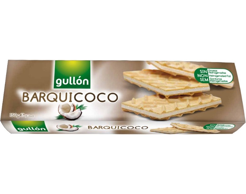 Bolacha Gullon Wafer Barquicoco 150 g
