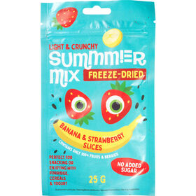 Mix Banana E Morango Liofilizado Summmer 25 g