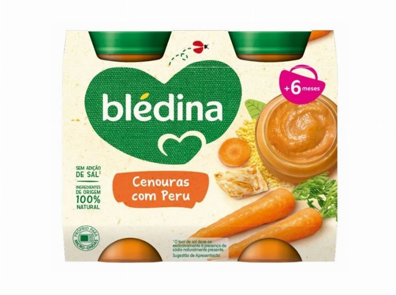 Refeição Bledina Perú E Cenouras 2X200 g