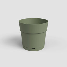 Vaso Redondo Plástico 20 Cm Verde Artevasi 1 Un