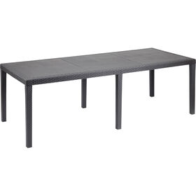 Mesa Extensível 220X90X72Cm Cinza Queen Time Scale