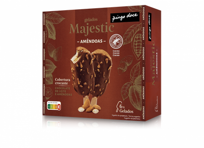 Gelado Majestic Amêndoas Pingo Doce 0.72L