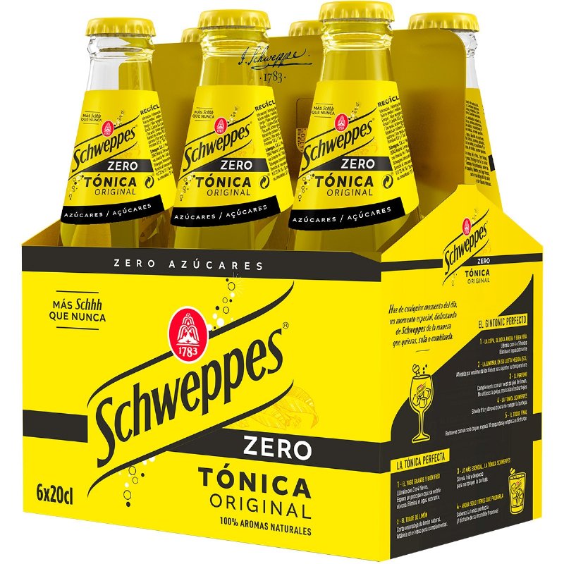 Água Tónica Zero Pack 6 Unidades 20 cl