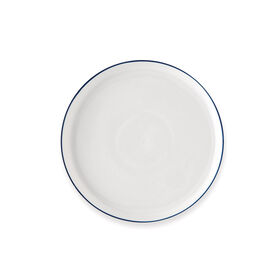 Pratos Sobremesa 20Cm Brancos Barra Azul Oslo Alentejo Kasa