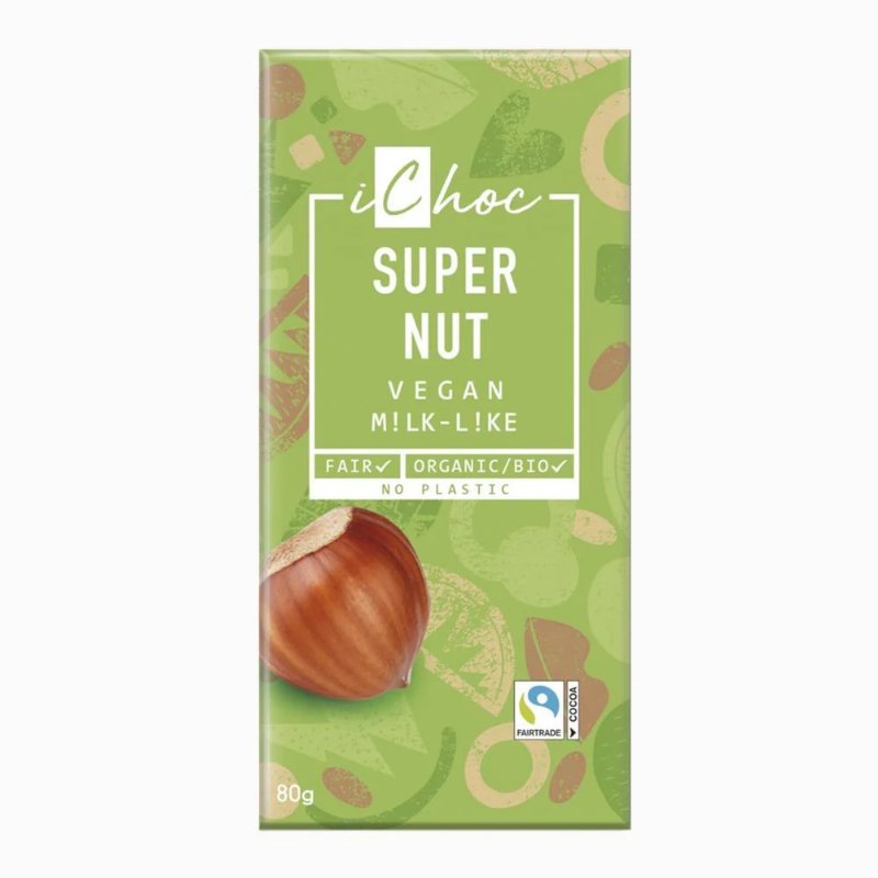 Chocolate Vegan Com Avelãs Bio 80 g