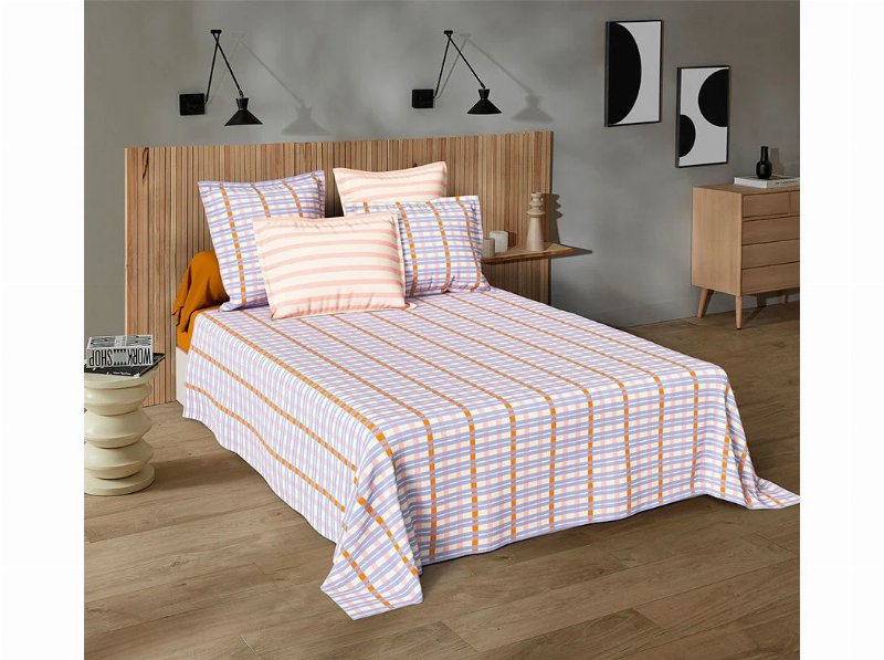 Jogo Cama Actuel 100%Pol Prunelle 160X280Cm
