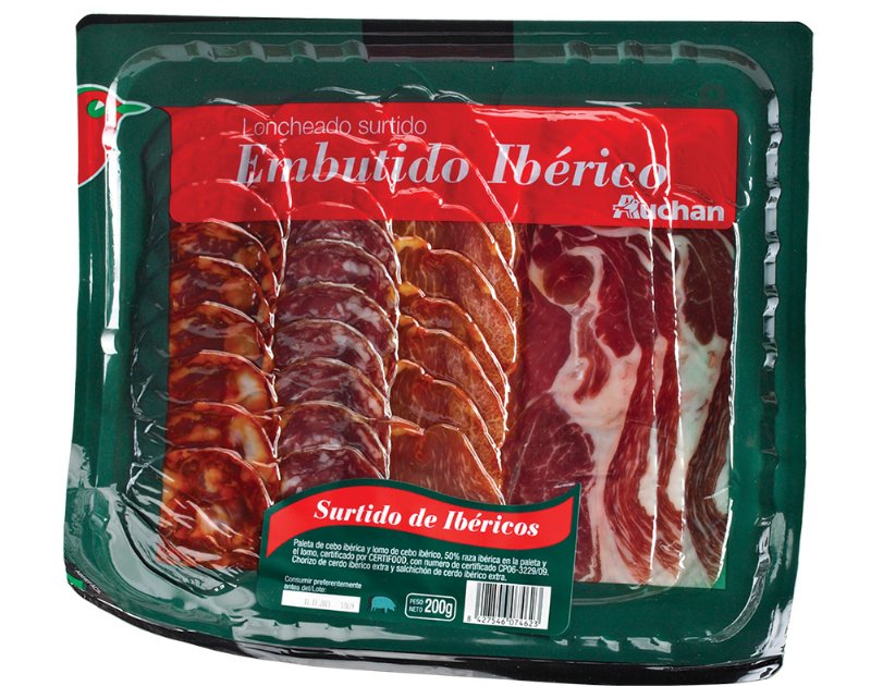 Sortido Ibérico Auchan Fatias 200 g