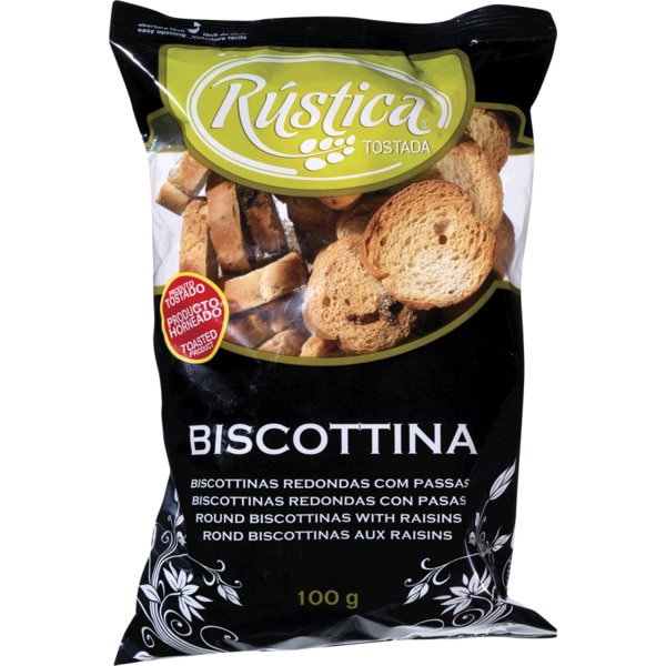 Mini Tostas Com Passas Biscottina 100 g