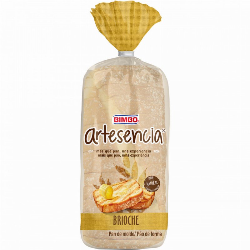 Pão De Forma Brioche Artesencia Bimbo 0.5Kg