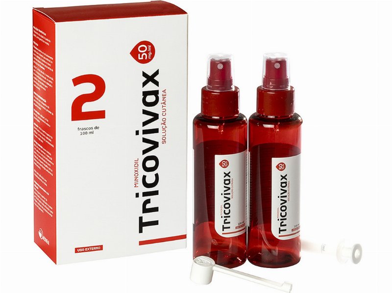 Solução Tricovivax Cutanea 50Mg/Ml Frasco 2X100 ml