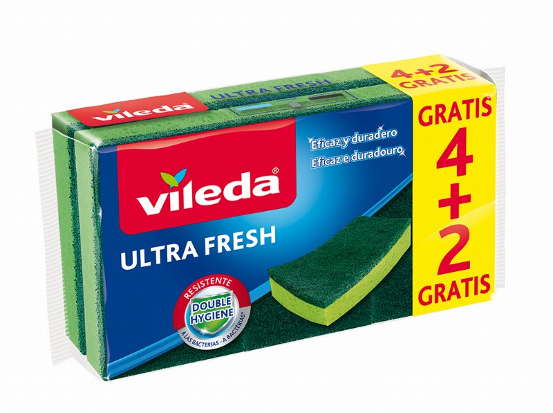 Esfregão Vileda Ultra Fresh 4+2 Un