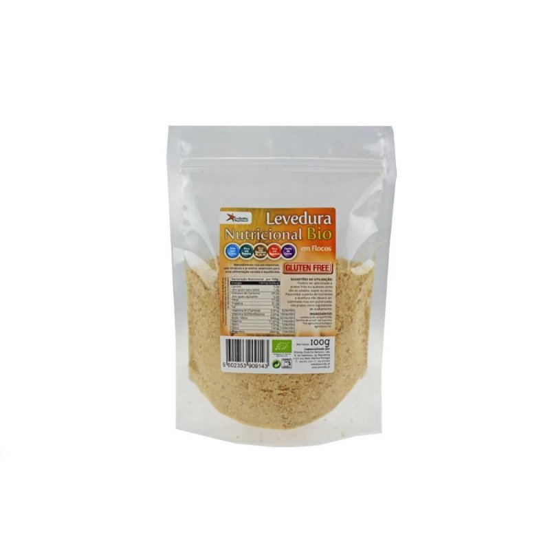 Levedura Nutricional Em Flocos Bio Sem Gluten Próvida 100 g