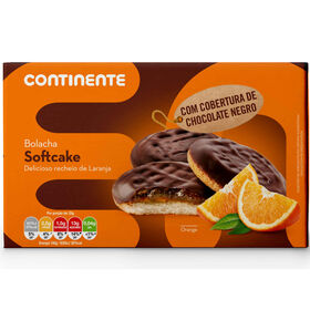 Bolachas Soft Cake De Laranja E Chocolate Negro Continente 300 gr (2 Un)