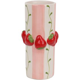 Jarra Riscas Rosa Com Morangos Kasa