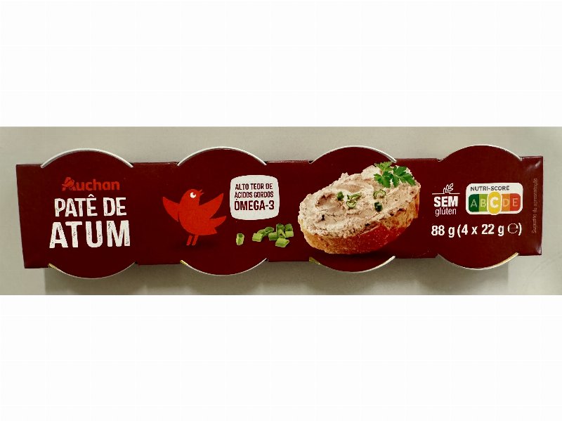 Paté De Atum Auchan 4*22 g