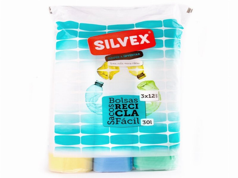 Sacos De Lixo Silvex P/Ecoponto Doméstico 30 l