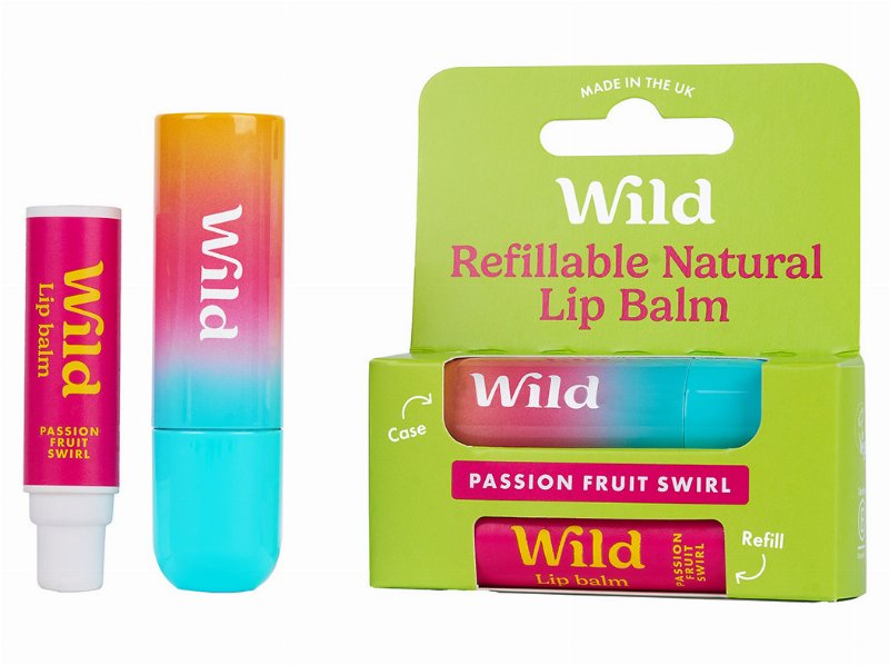 Bálsamo Labial Wild Caixa + Recarga Maracujá 45 g