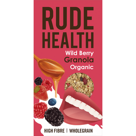 Granola Frutos Vermelhos Orgânica Rude Health 400 gr