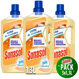 Lava Tudo Óleo De Amêndoas Sonasol 3 X 1,3 Lt