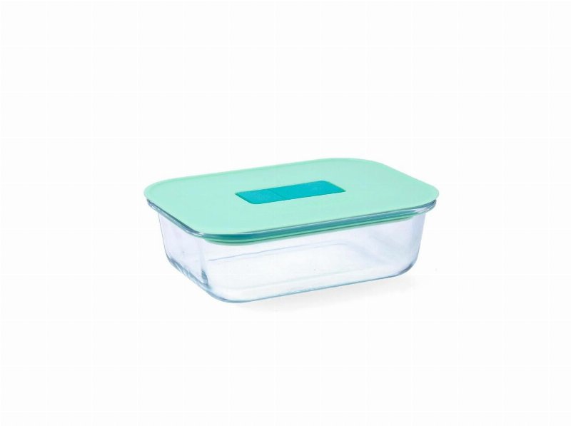 Caixa Hermética Lumimarc Transparente Com Tampa Verde 63 cl