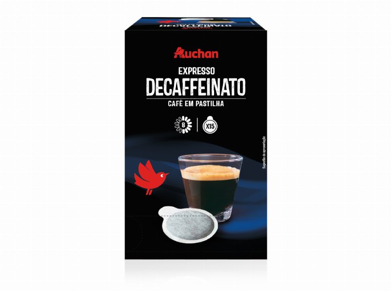 Pastilhas Auchan Café Descafeinado Intensidade 8 15Un
