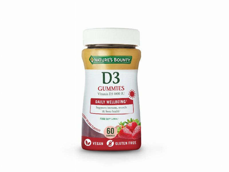 Suplemento Nature?S Bounty Vit D3 60 Gomas