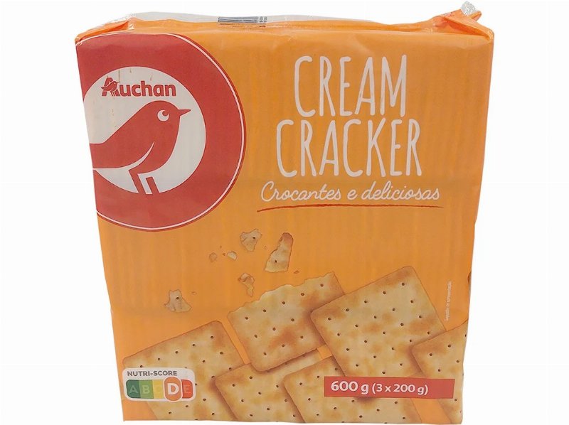Cream Cracker Auchan 3X200 g