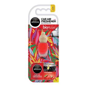 Ambientador Auto Encaixar Morango Aroma Car 1 Un