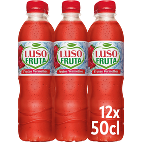 Água Sem Gás Frutos Vermelhos Luso Fruta 12 X 50 cl