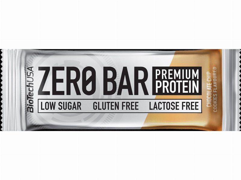 Barras Zero Biotech Usa Chocolate Chip Cookies 50 g