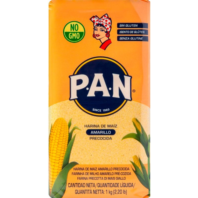 Farinha De Milho Amarelo Pré-Cozida 1 kg