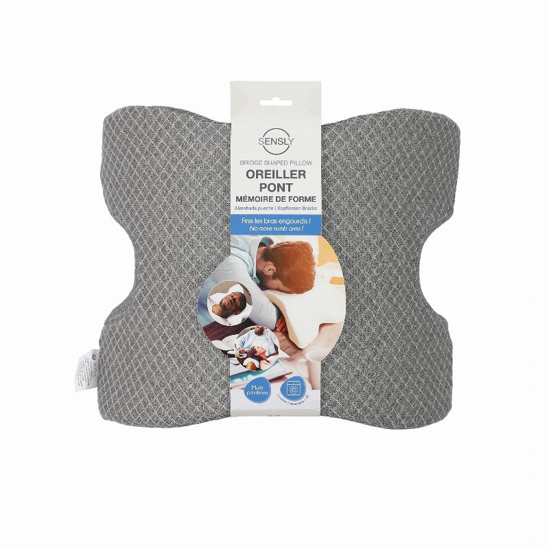 Almofada Ergonómica Forma De Ponte Em Espuma Memory