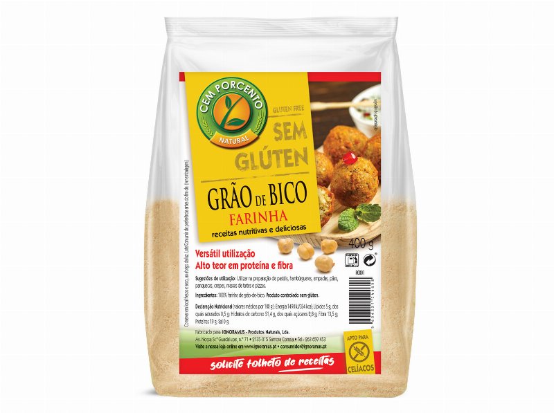 Farinha Cem Porcento Grão Sem Glúten 400 g